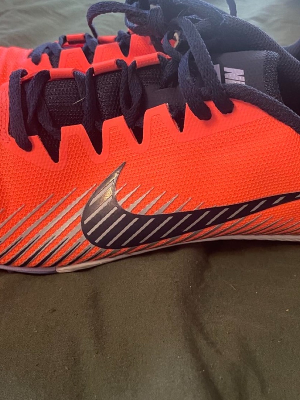 Nike Men’s Athletic Shoes - Bright Orange with Black Accents